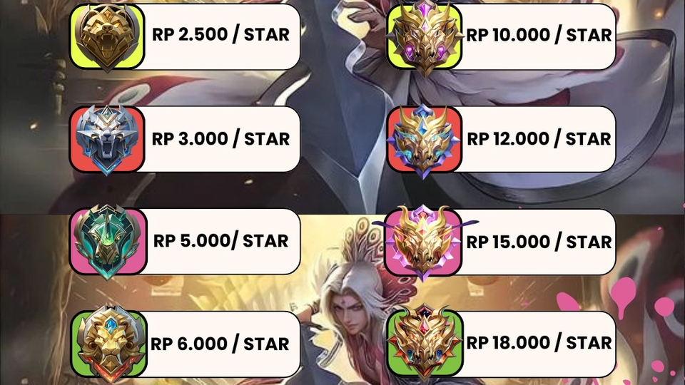 Jasa Joki dan Partner Games Online - JOKI RANK & MABAR MOBILE LEGENDS (murah & cepat)