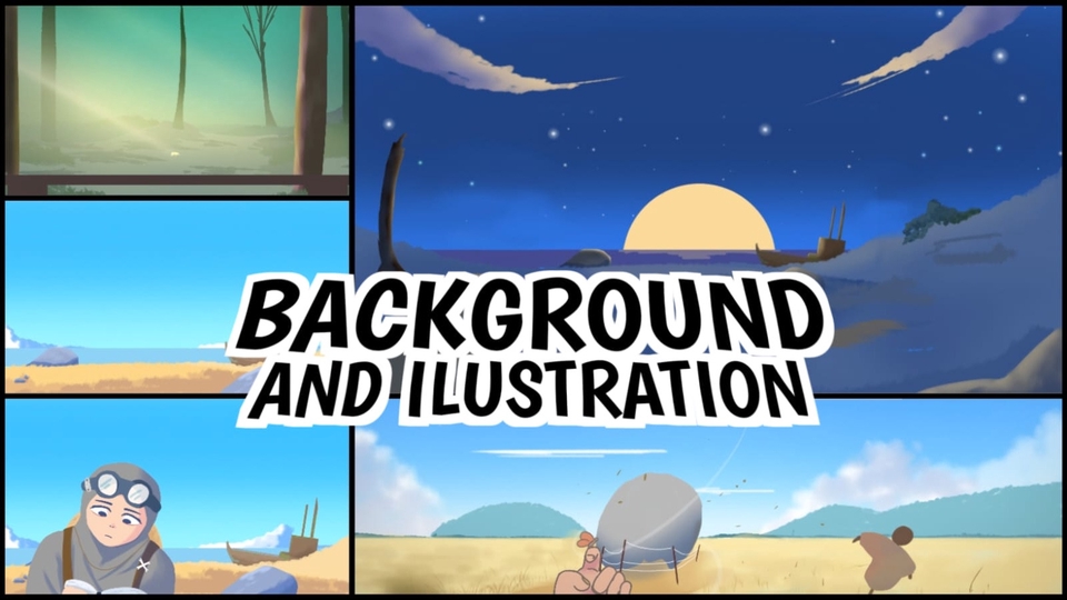 Jasa Gambar Ilustrasi Profesional dan Kreatif - backgroud/Illustration