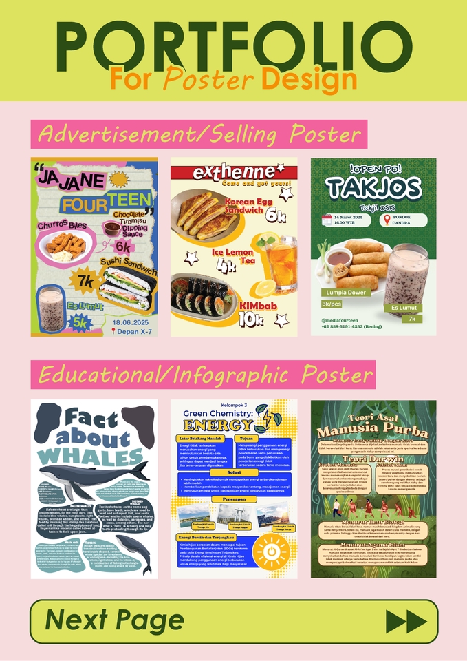 Portfolio Desain Poster Promosi dan Edukasi
