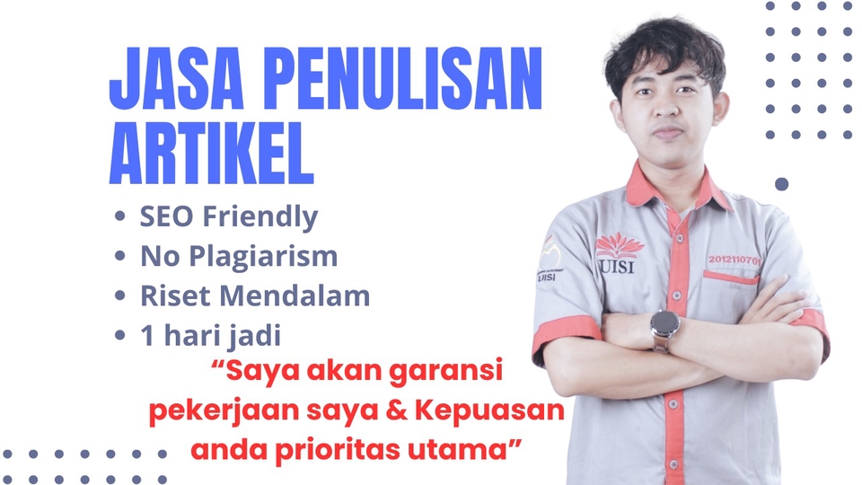 Jasa Penulis Artikel Berkualitas dan Bergaransi - Jasa Content Writer Profesional – Artikel, Copywriting, & SEO
