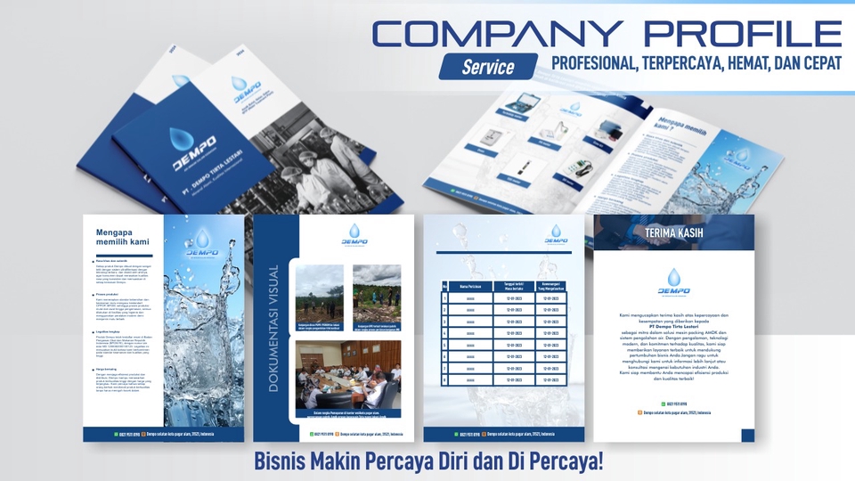 Jasa Desain Corporate Identity / Brand Identity - Desain Company Profile Profesional untuk perusahaan, bisnis, umkm, dll