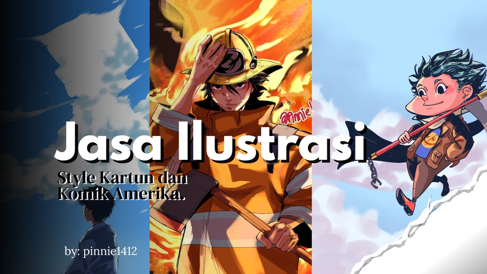 Jasa Gambar Ilustrasi Profesional dan Kreatif - Ilustrasi Cover Buku / Design Character / Illustrasi Buku Anak