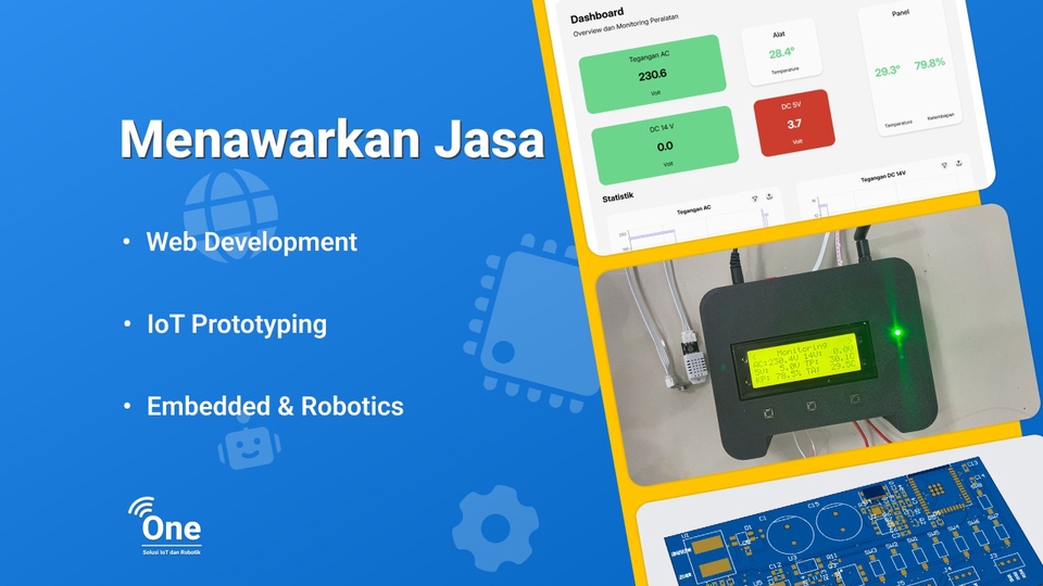 Jasa Pembuatan Robot dan Elektronika - Prototyping IoT & Robotika dengan Embedded System