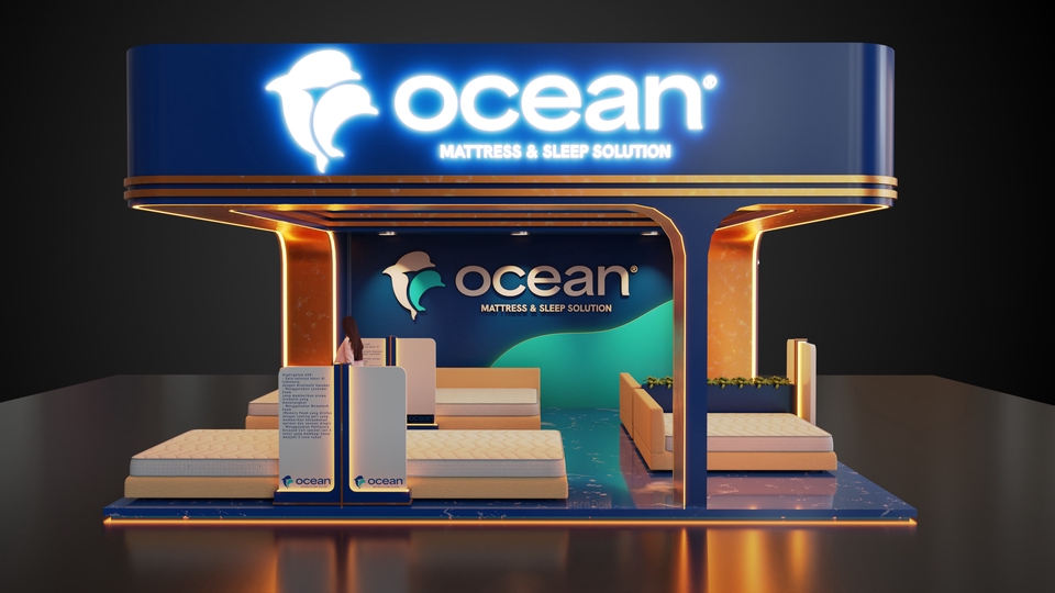 Desain Booth & Kios - Desain & 3D Model Booth Stand - 2