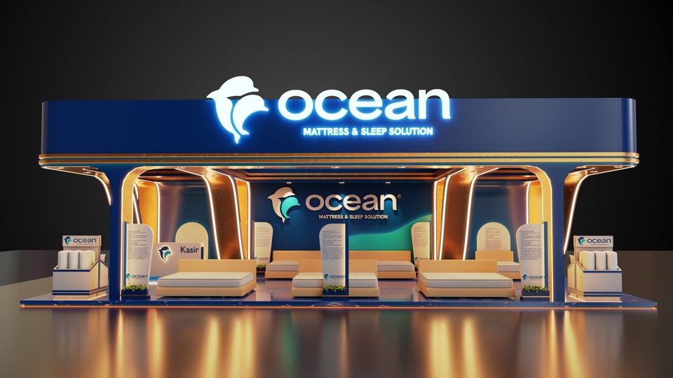 Desain Booth & Kios - Desain & 3D Model Booth Stand - 4