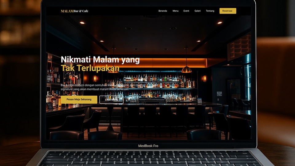 Landing page for reservation, company profile and any business