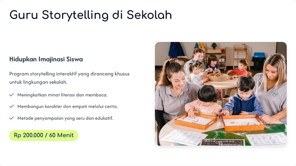 Pengembangan Diri - Layanan Profesional Story Telling & Jasa Bahasa Isyarat - 2