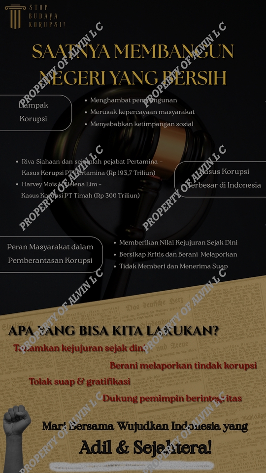 Contoh desain poster
