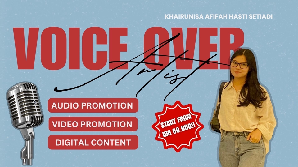 Jasa Voice Over AI Profesional untuk Beragam Kebutuhan Audio - Voice Over Artist