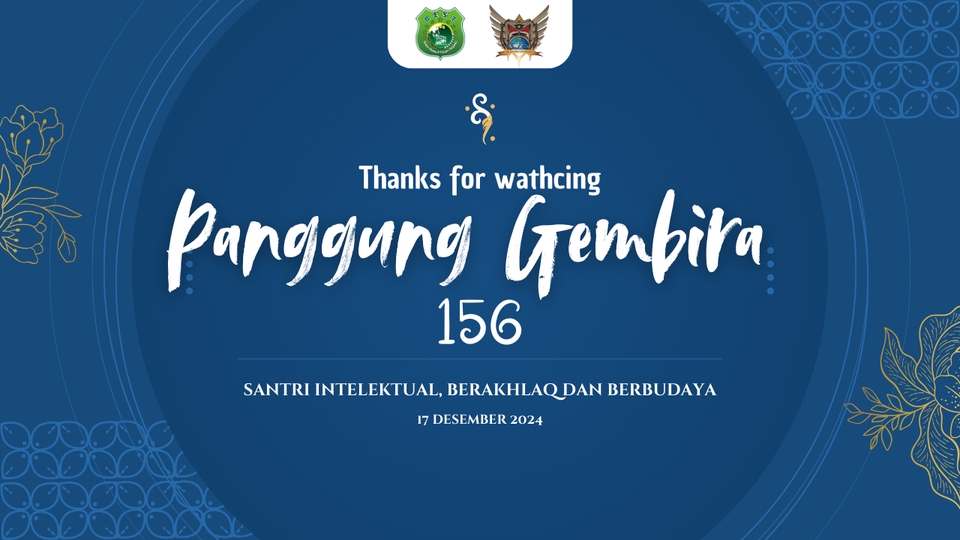 Stiker Acara Arena gembira ponpes Al Anwar