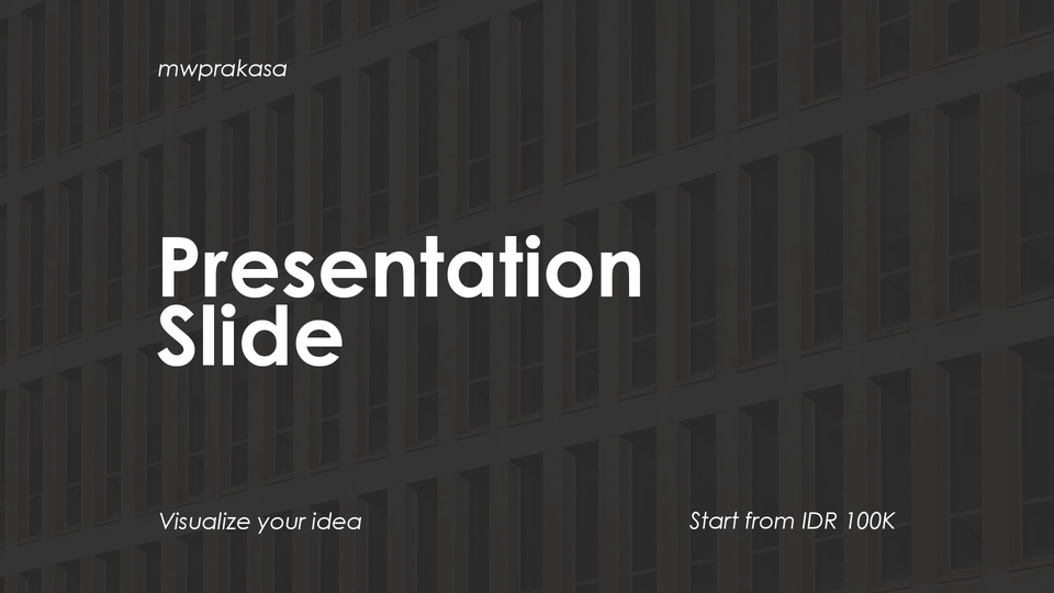 Jasa Pembuatan Presentasi / Desain PowerPoint - Desain Presentasi Professional (Revisi Unlimited)