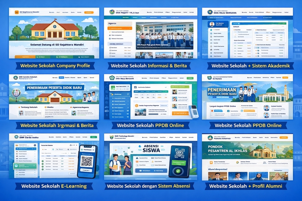 Desain Web - Jasa Pembuatan Website Company Profile, Toko Online, Instansi, Sekolah, Pondok Pesantren - 2