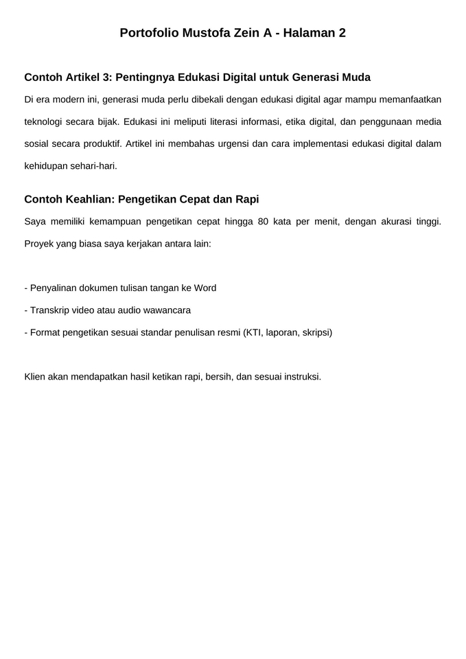 Penulisan Konten - penulisan dokumen  - 3
