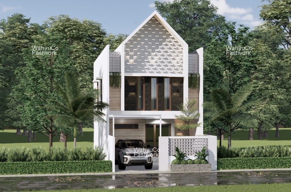 3D & Perspektif - JASA DESAIN 3D EKSTERIOR (3 DESAIN 1 HARGA) - 6