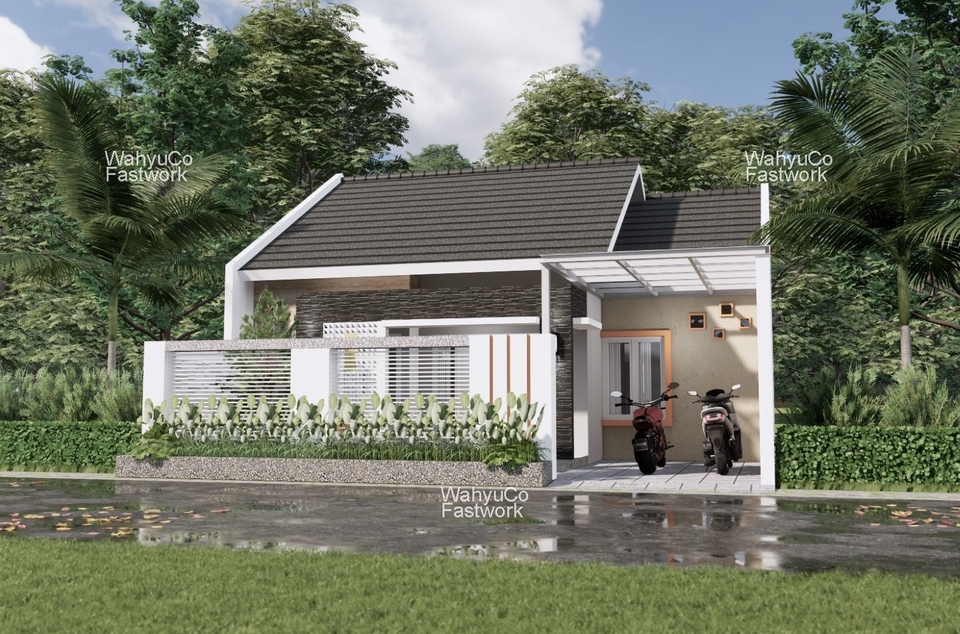 3D & Perspektif - JASA DESAIN 3D EKSTERIOR (3 DESAIN 1 HARGA) - 9