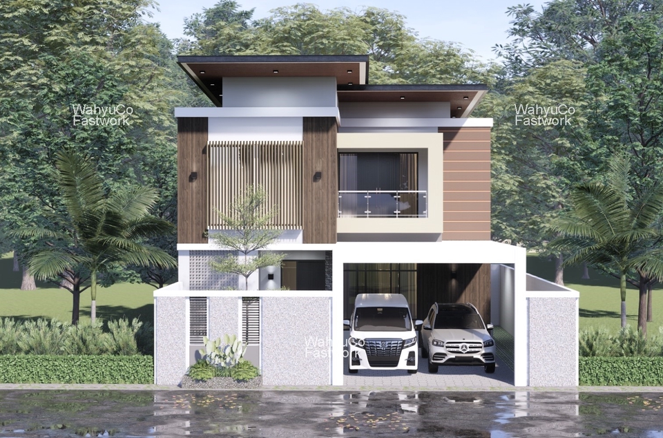 3D & Perspektif - JASA DESAIN 3D EKSTERIOR (3 DESAIN 1 HARGA) - 5