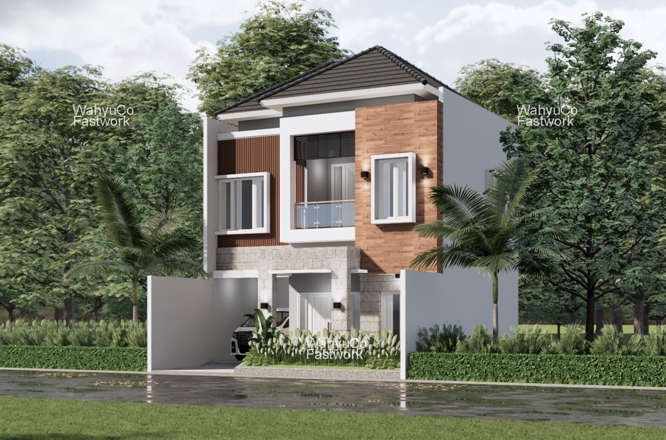 3D & Perspektif - JASA DESAIN 3D EKSTERIOR (3 DESAIN 1 HARGA) - 7