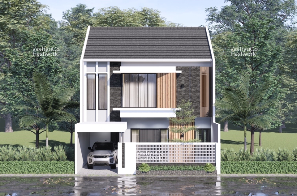 3D & Perspektif - JASA DESAIN 3D EKSTERIOR (3 DESAIN 1 HARGA) - 4