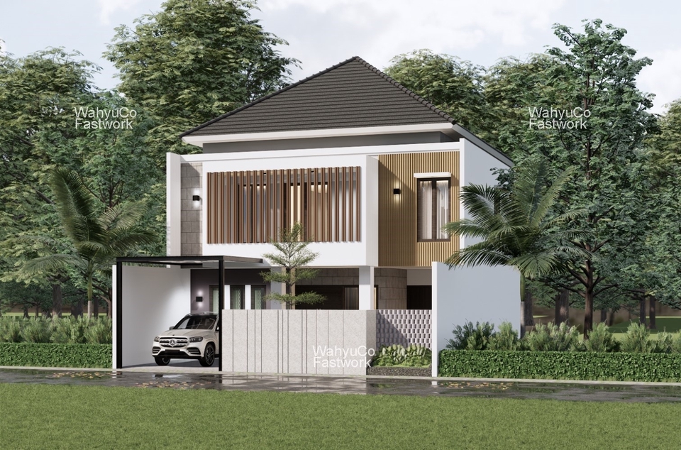 3D & Perspektif - JASA DESAIN 3D EKSTERIOR (3 DESAIN 1 HARGA) - 8