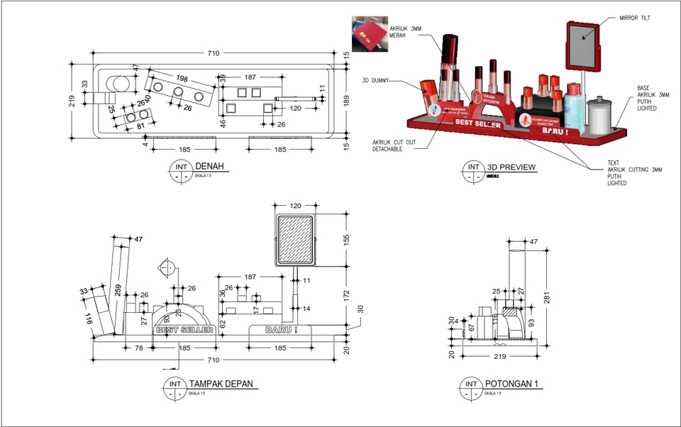 Desain Booth & Kios - Jasa Desain Booth/Pop Up Store/Toko/Retail - 6