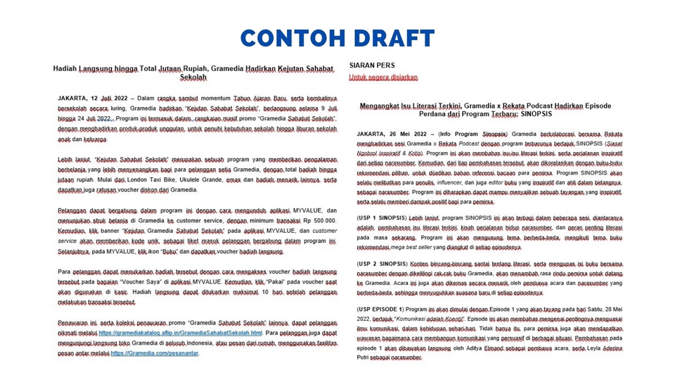 contoh draft artikel berita yang siap disiarkan.