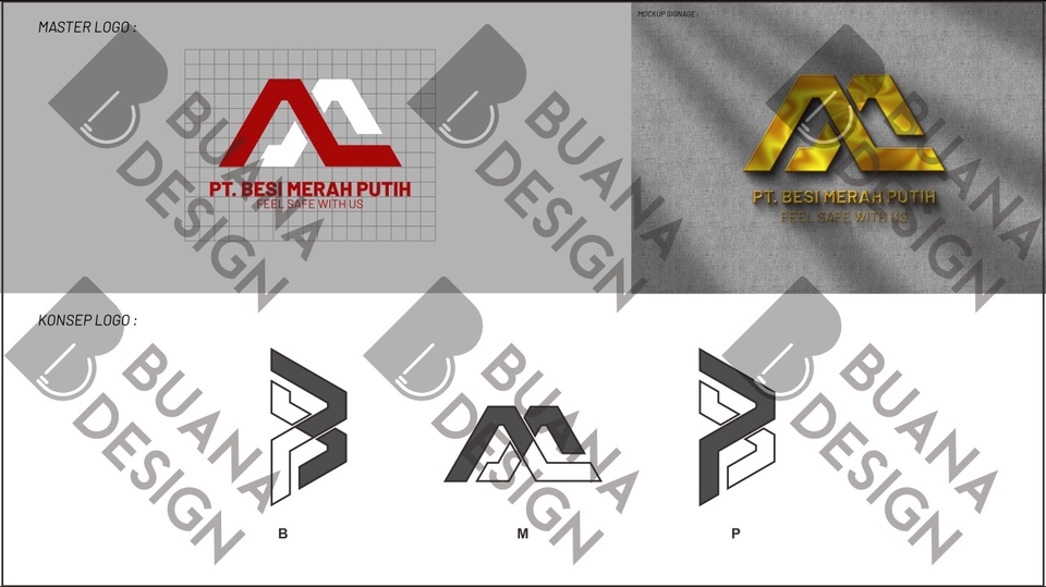 Design Logo Pabrik Metal di Bekasi