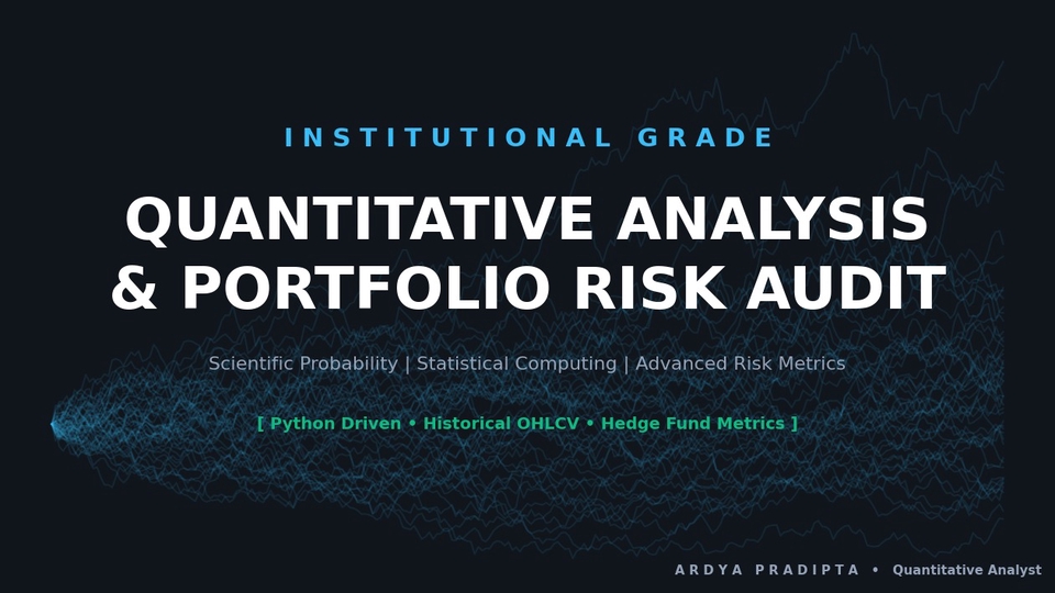 Jasa analisis data saham kuantitatif dan visualisasi portofolio profesional.