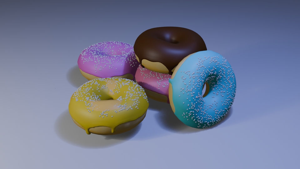 3D Model - 3D Modelling Makanan - 3