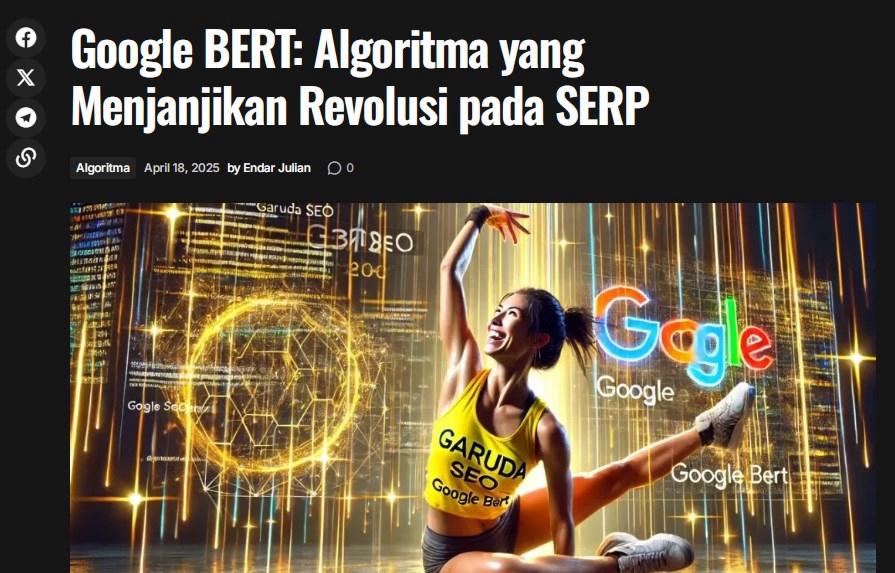 Artikel mengenai update Google Bert