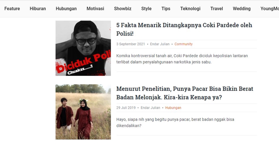 Artikel kontribusi di Hipwee - 3