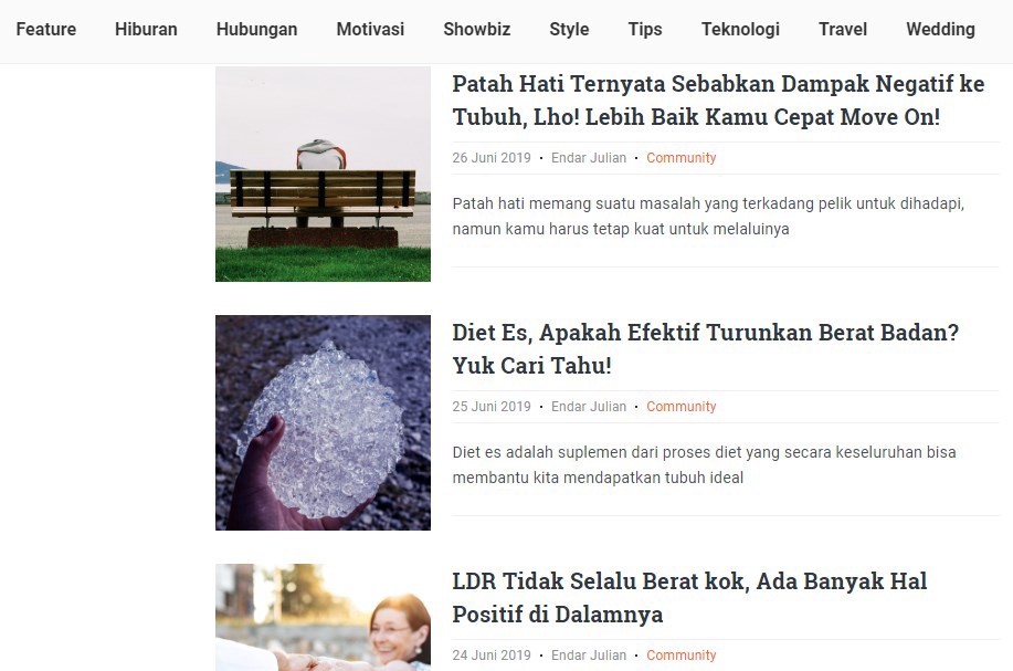 Artikel kontribusi di Hipwee - 2