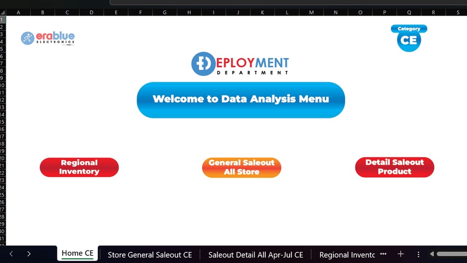 Jasa Pembuatan Database / Desain Database - Template Excell | ERP Dashboard Analysist, + Formula untuk Easy Update Data
