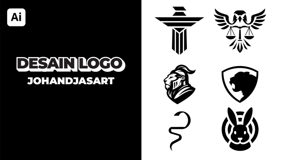 DESAIN LOGO MINIMALIS DAN MODERN