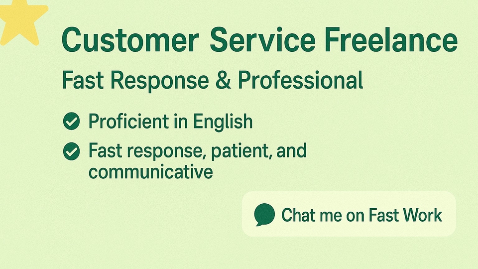 Jasa Admin Website, Media Sosial & Toko Online - Customer Service Freelance Bilingual (EN-ID)