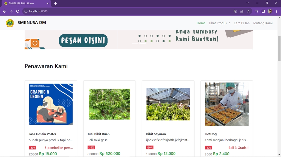 Web Development - Jasa Pembuatan Custom Request Website (HTML, CSS, JS (Next.js), dan PHP(Laravel, CI, native) - 17