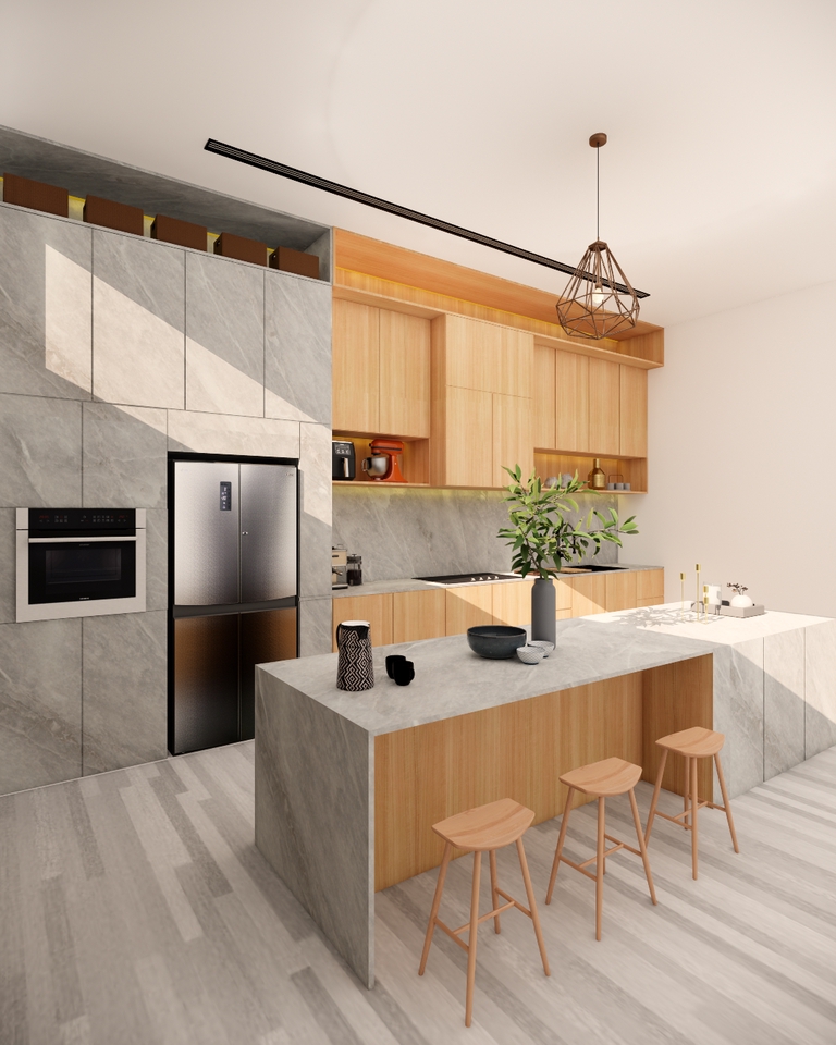 Desain Furniture - Jasa Desain Interior 3D Furniture Rumah / Komersil / Kantor Murah - 5