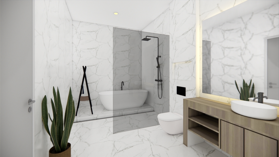 Desain Furniture - Jasa Desain Interior 3D Furniture Rumah / Komersil / Kantor Murah - 8