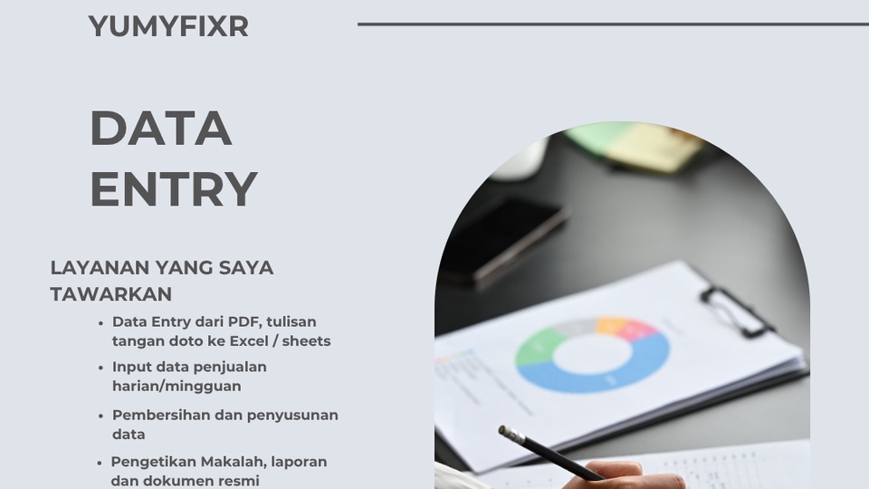 Data Entry dari pdf, tulisan tangan, foto ke dalam excel atau sheets. Data Penjualan dll