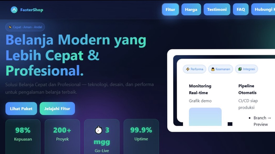 tampilan web