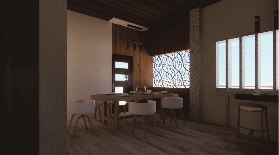 3D Model - Desain dan Modelling 3D Eksterior dan Interior Arsitektur - 2