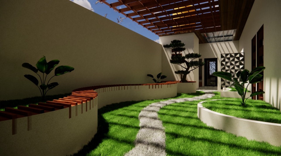 3D Model - Desain dan Modelling 3D Eksterior dan Interior Arsitektur - 7