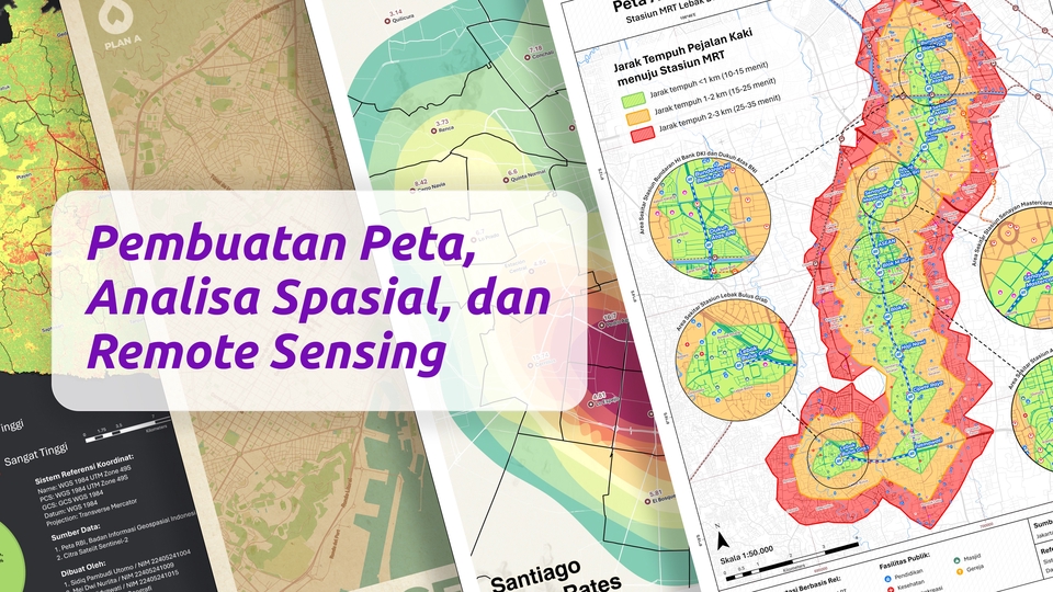 Pembuatan Peta Professional | Analisa Spasial | Remote Sensing | GIS  