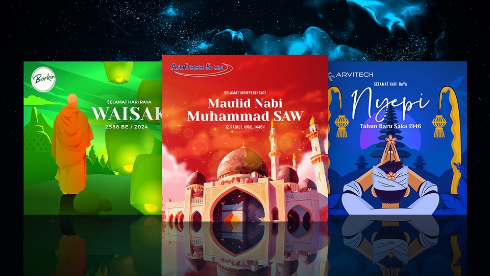 Kartu Ucapan & Video - Jasa Video Ucapan Hari Raya Instansi/Perusahaan - 4