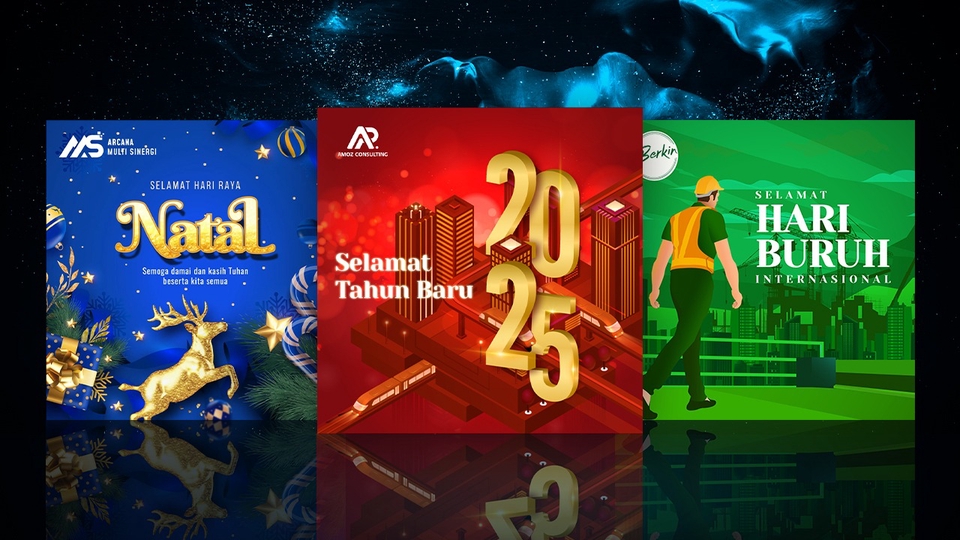Jasa Buat Kartu Ucapan dan Video Ucapan - Jasa Video Ucapan Hari Raya Instansi/Perusahaan