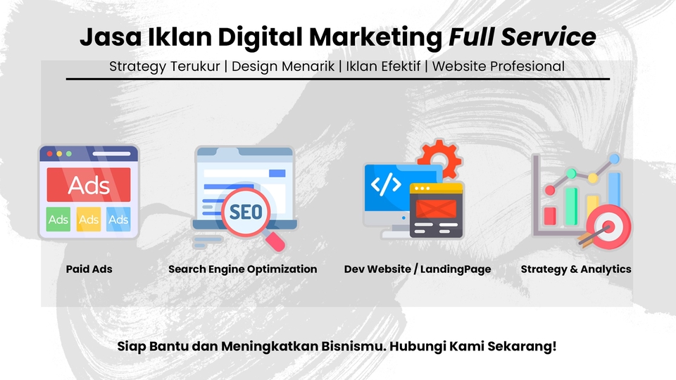 Jasa Digital Marketing / Pemasaran Online Terbaik - Jasa Iklan Digital Marketing Full Service (Strategi, Desain, Iklan & Website Develop)