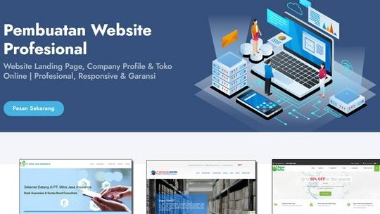 Jasa Web Design / Desain Website Profesional - Pembuatan website design