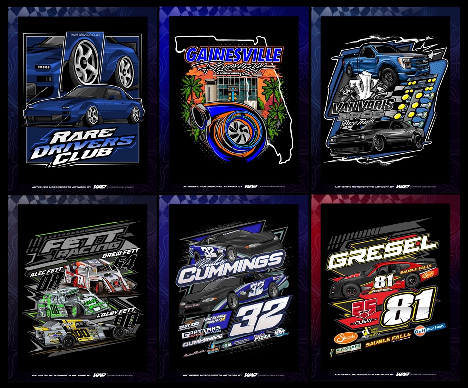 Desain Kaos & Motif - DESAIN KAOS OTOMOTIF DAN RACING - 2