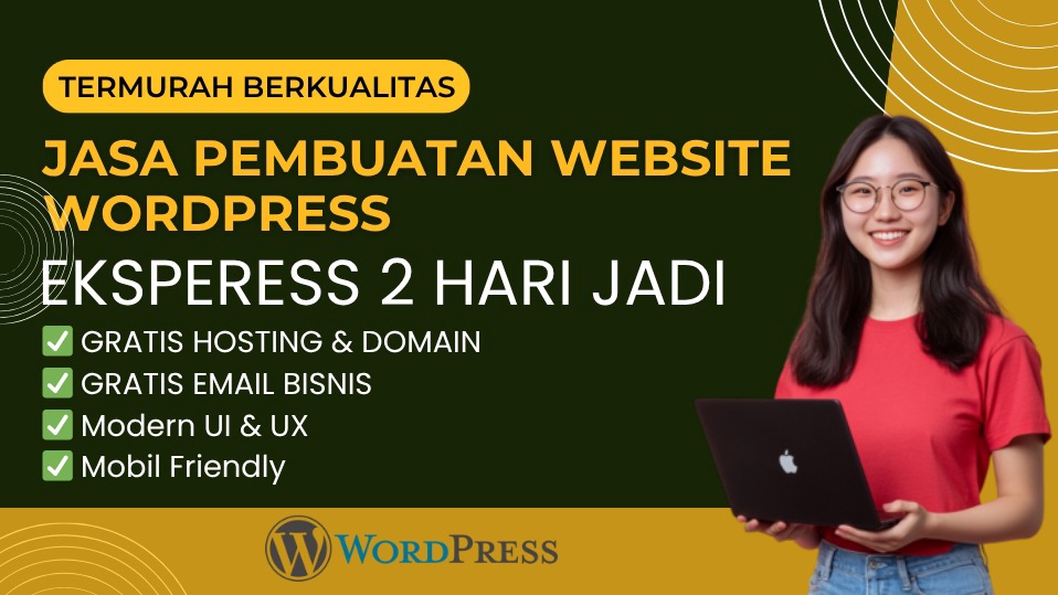 Jasa pembuatan website wordpress ekspres untuk landing page 