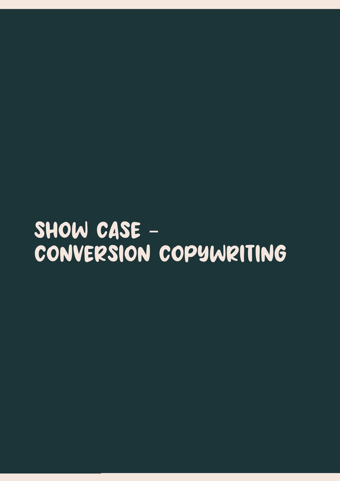 Penulisan Konten - Conversion Copywriting - Penulisan Landing Page - 2