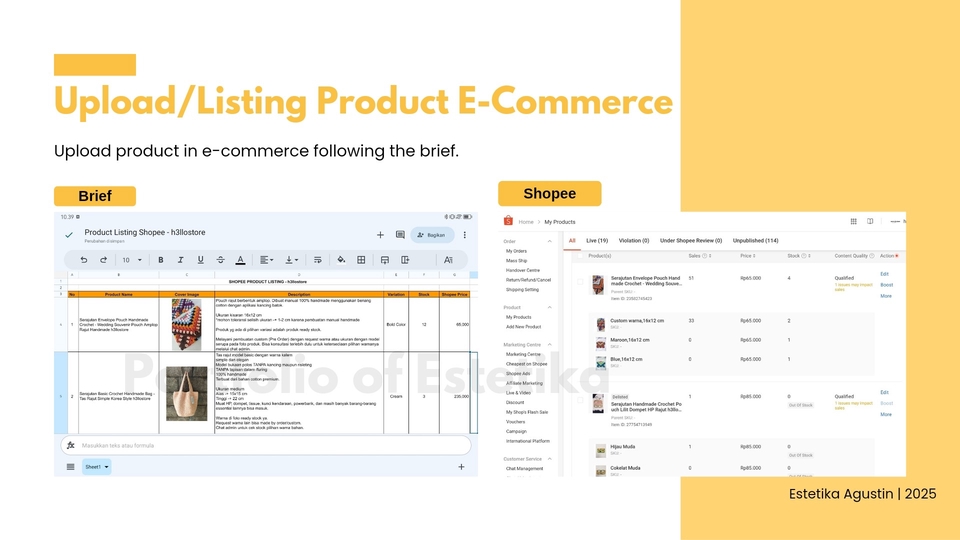 Jasa Upload Produk ke Marketplace atau Toko Online - e-Commerce Management / Listing Produk